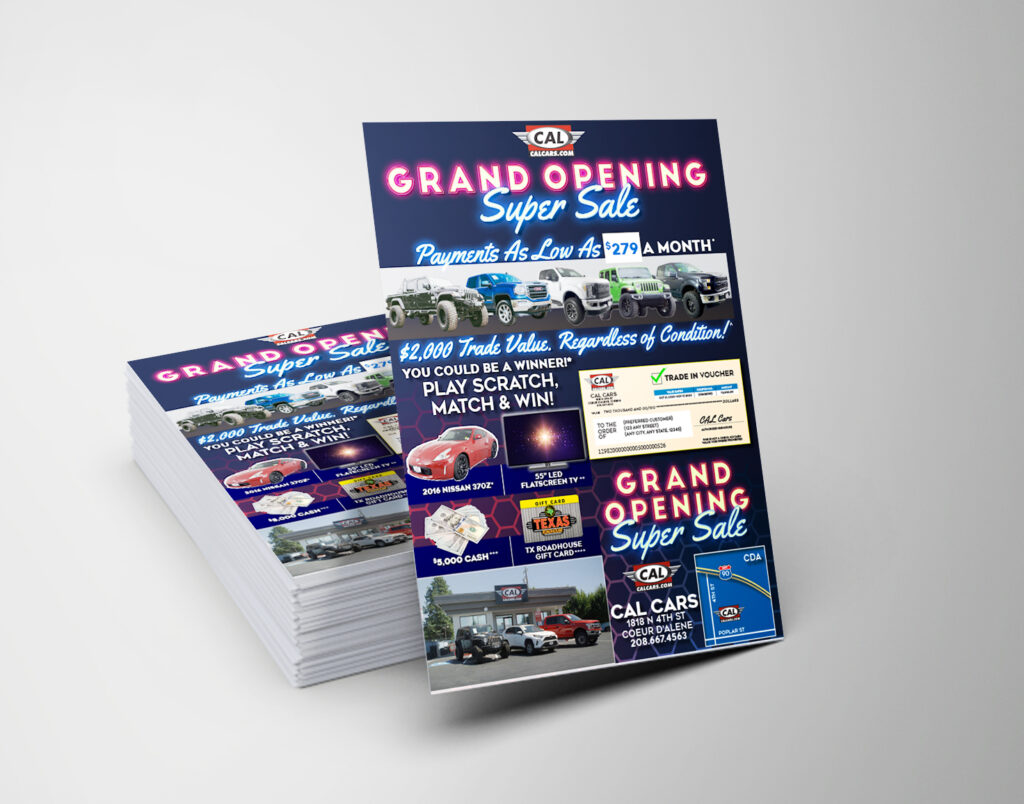 Print Design - Direct Mail & Flyers